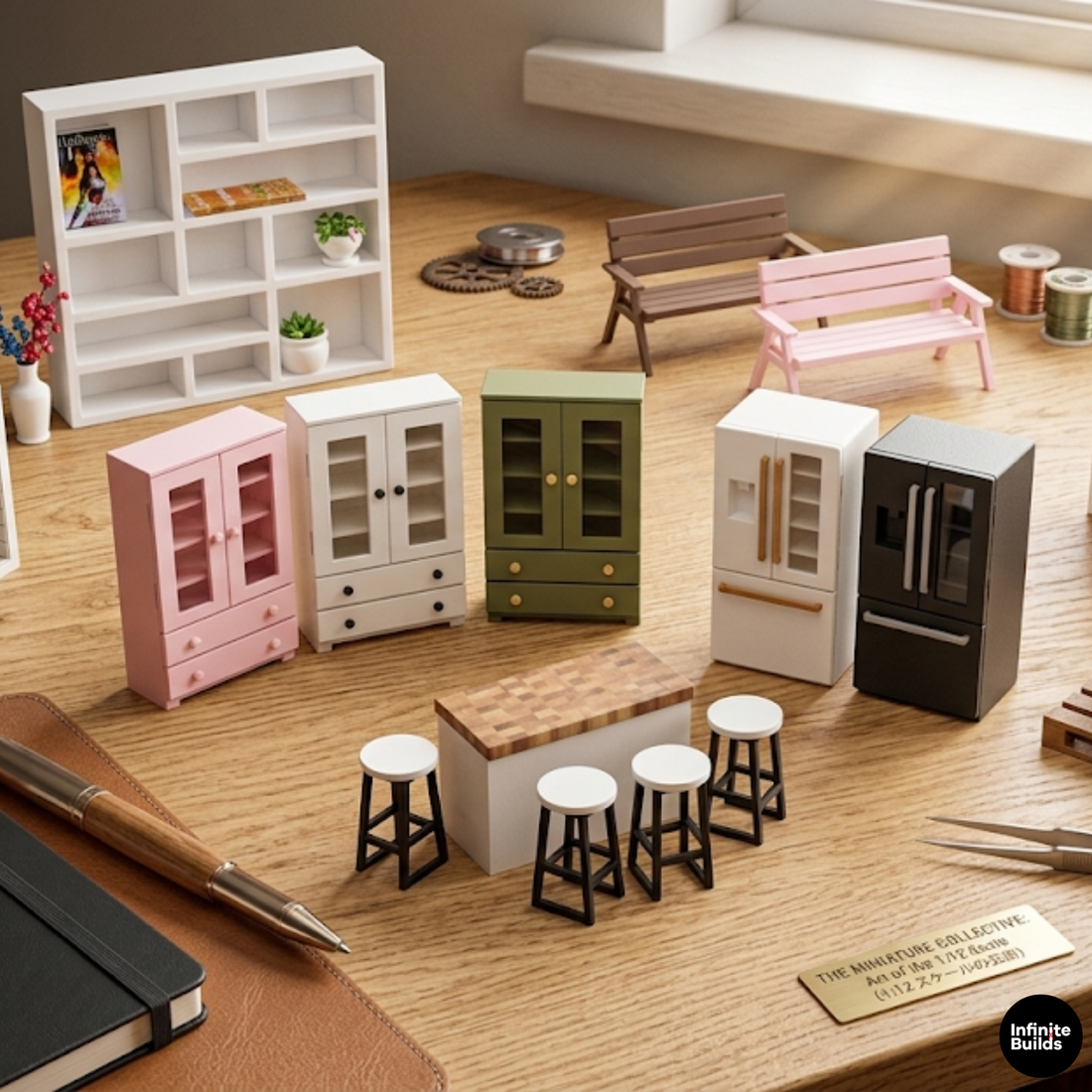 Cute Desk Setup Ideas with Miniature Decor