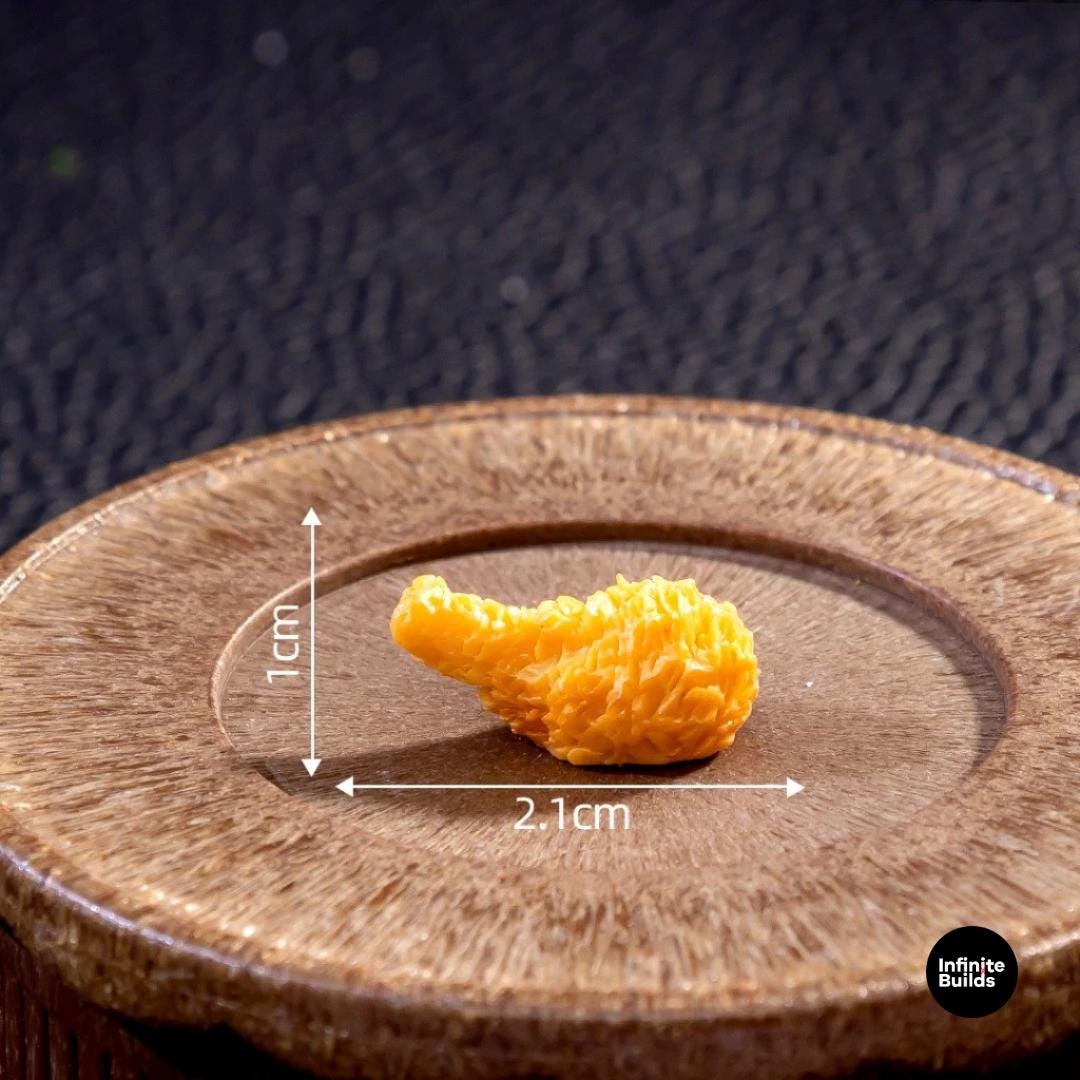 Mini Fried Chicken Fast Food: Dollhouse Foodie Gift