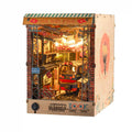 Hanoi Train Street DIY Book Nook Kit | Vietnamese Street Scene Miniature with LED Lights | 3D Wooden Puzzle Diorama | Handmade Vietnam Gift