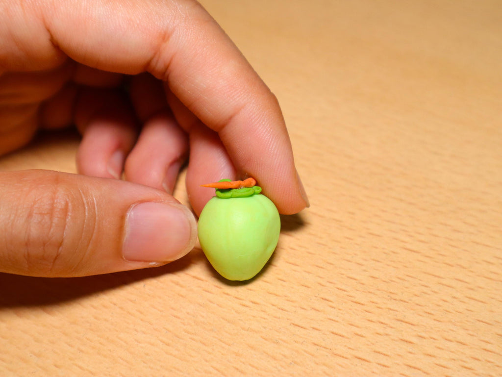Miniature Coconuts | Set of 2 | Handmade Fruit | Asian Fruit | Clay Art | Vietnamese Coconuts | Cute Food | Cute Minis | Dollhouse