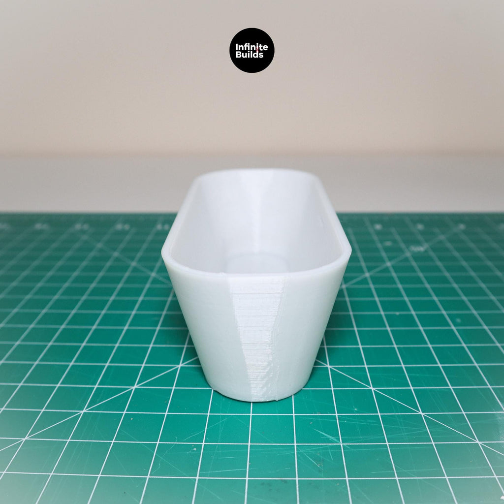 Miniature 1:12 Freestanding Bathtub - Set of 2 | Miniature Bathroom | Miniature Dollhouse | Dollhouse | Modern Bathtub | Miniature Furniture