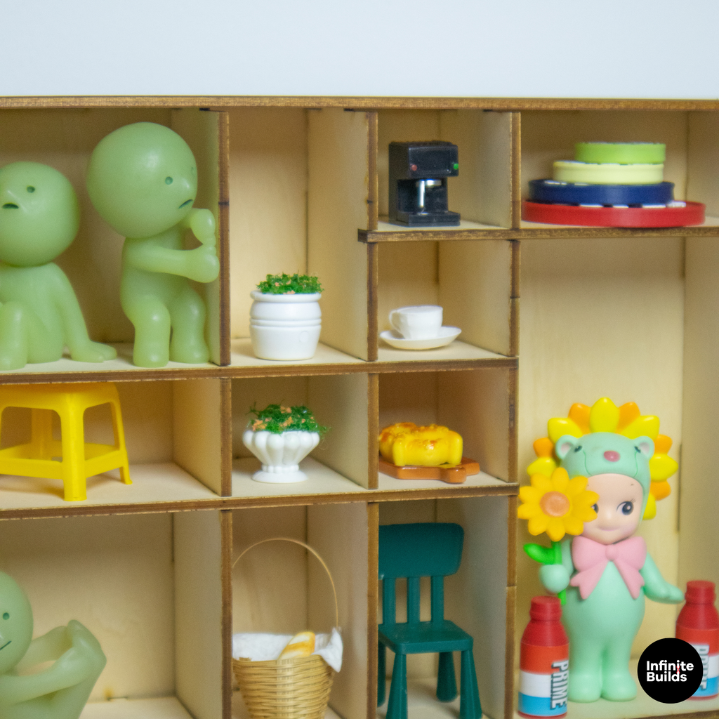 Giant Wooden Trinket Shelf