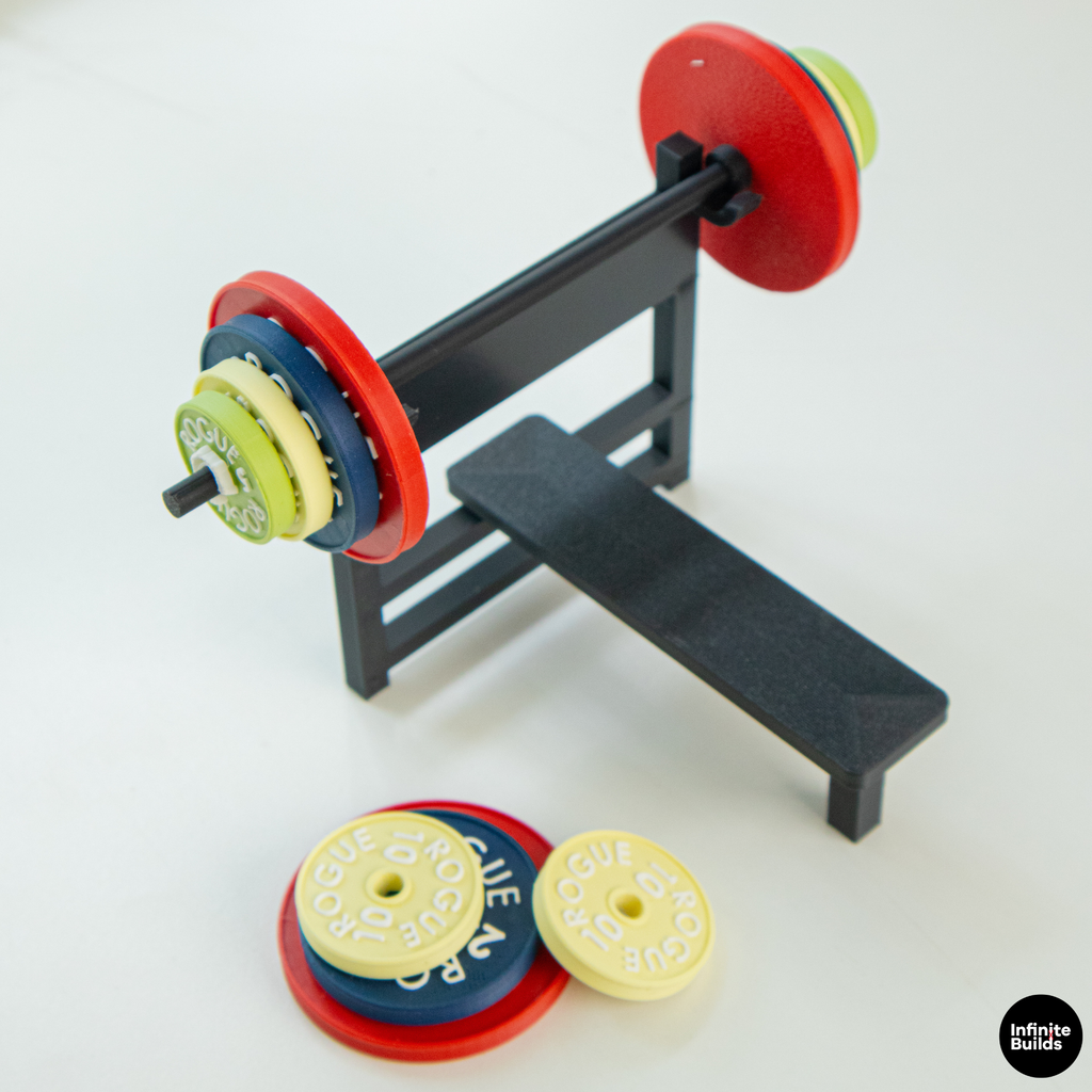 Personalized Mini Bench Press Set