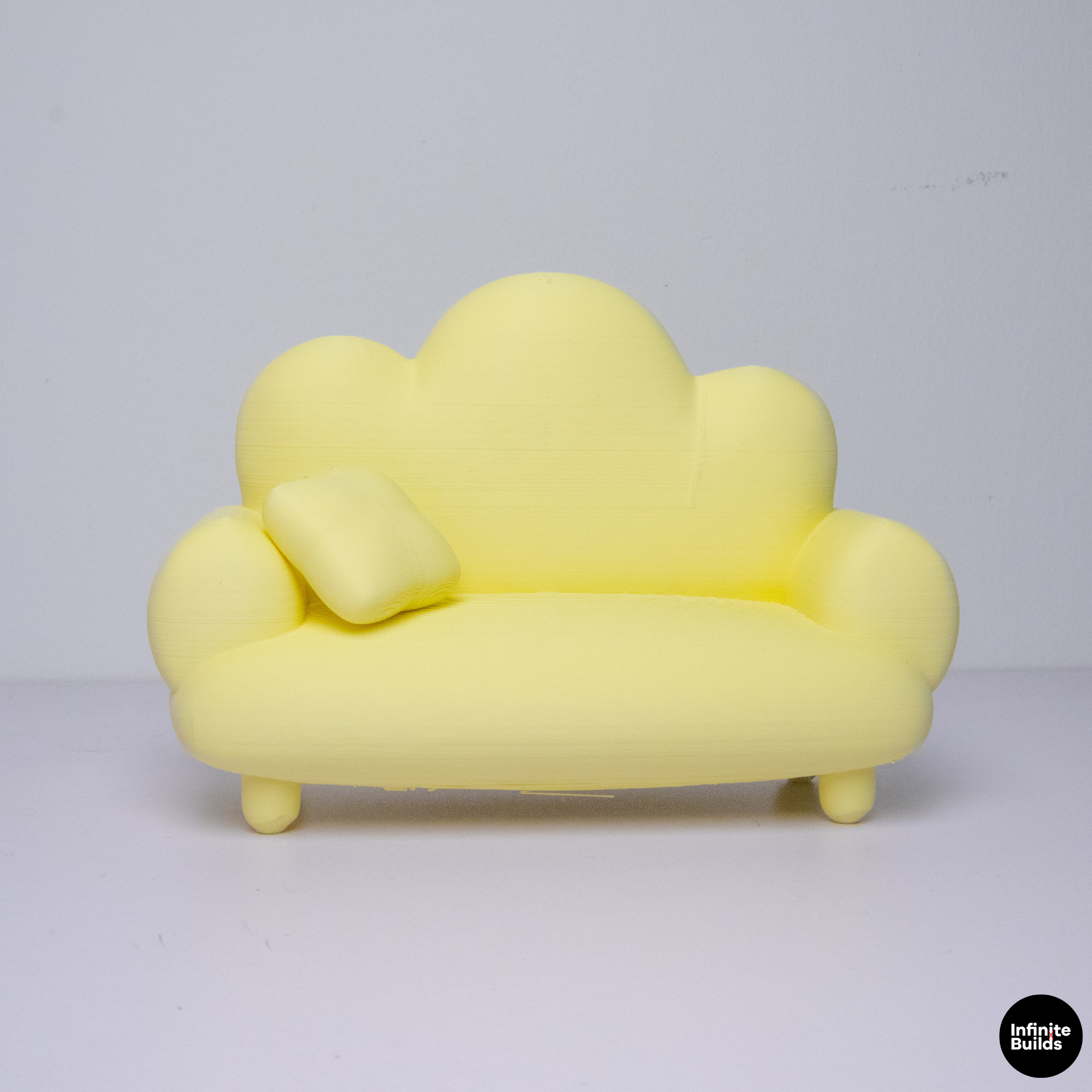 Smiski Cloud Mini Sofa & Coffee Table Set 1:12