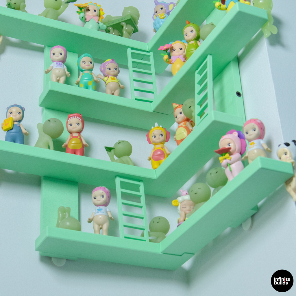 SMISKI & Sonny Angel Corner Wall Shelf