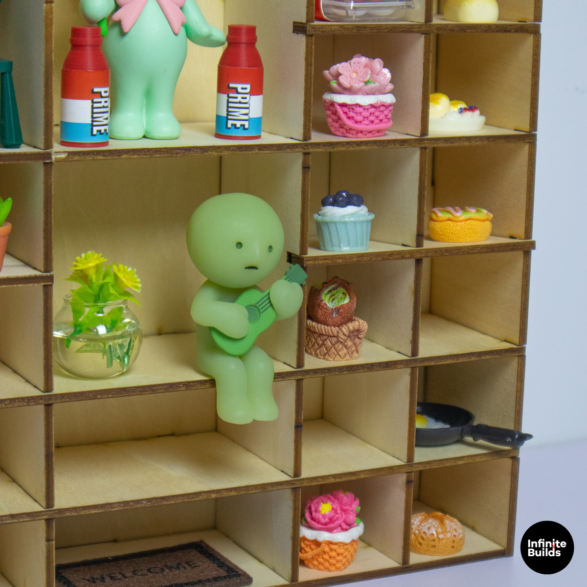 Giant Wooden Trinket Shelf