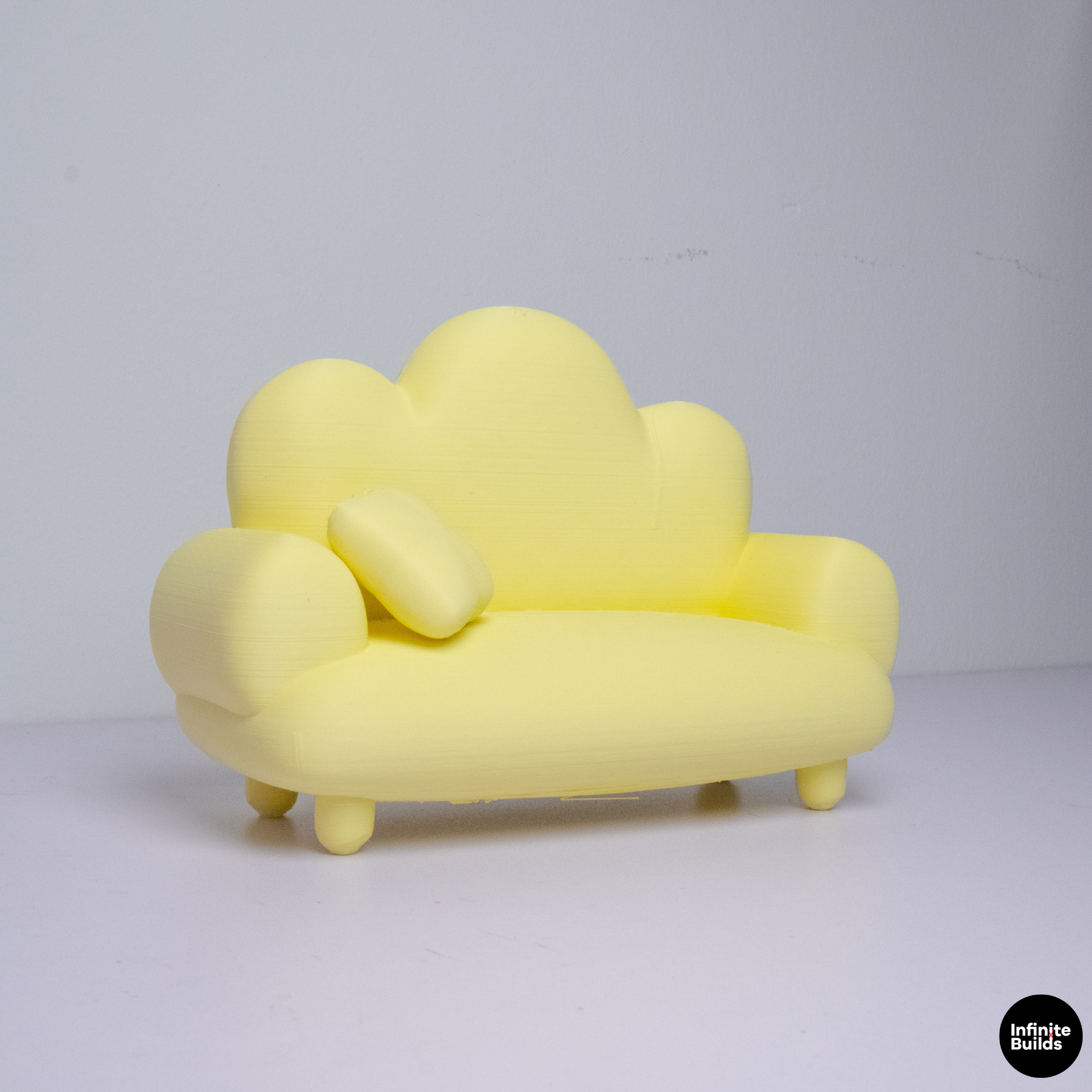 Smiski Cloud Mini Sofa & Coffee Table Set 1:12