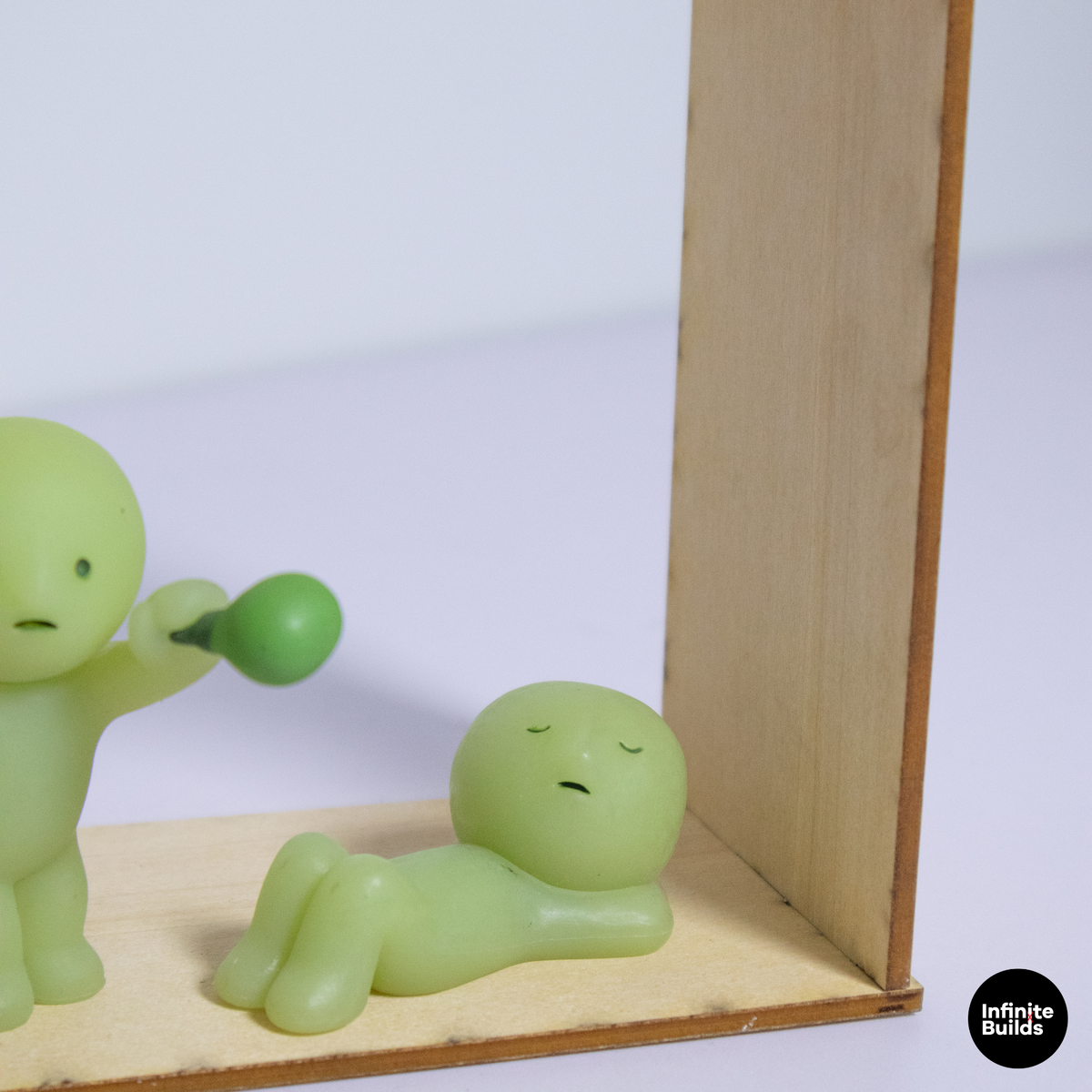 Smiski Corner Display Shelf
