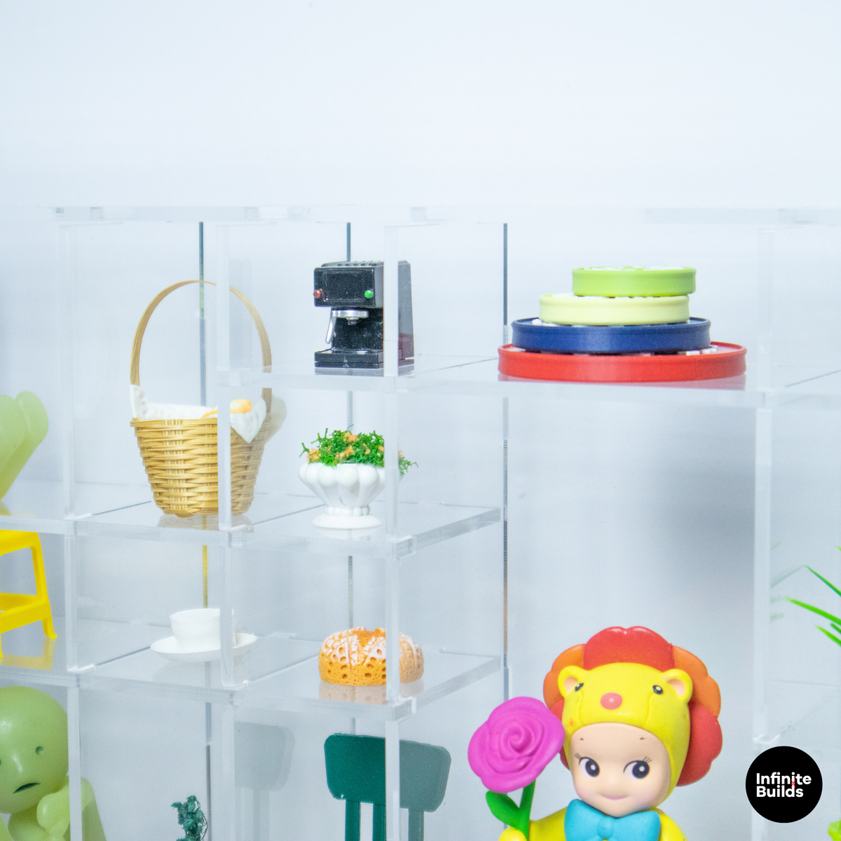 Giant Trinket Acrylic Smiski Shelf