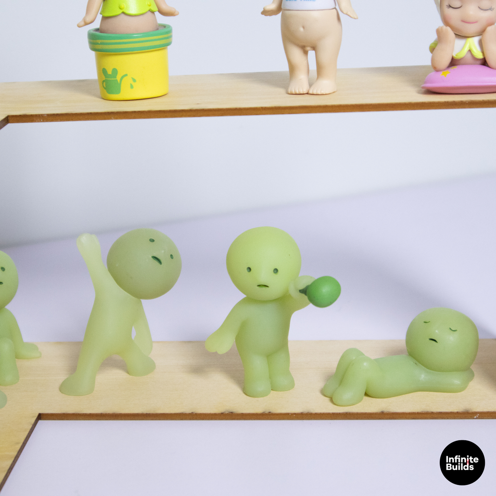 Smiski Corner Display Shelf