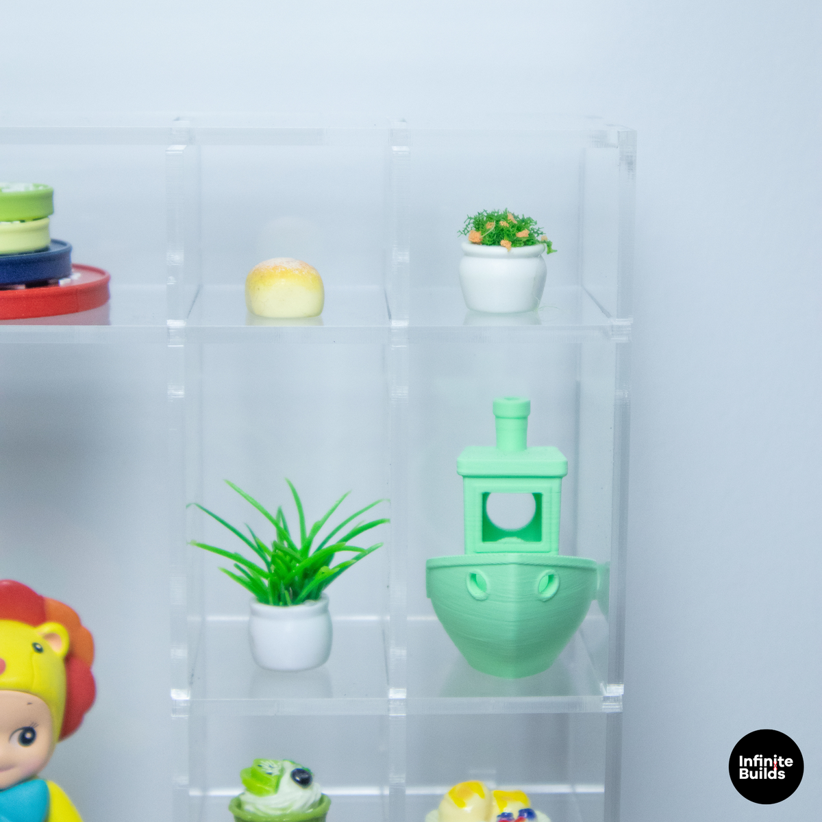 Giant Trinket Acrylic Smiski Shelf