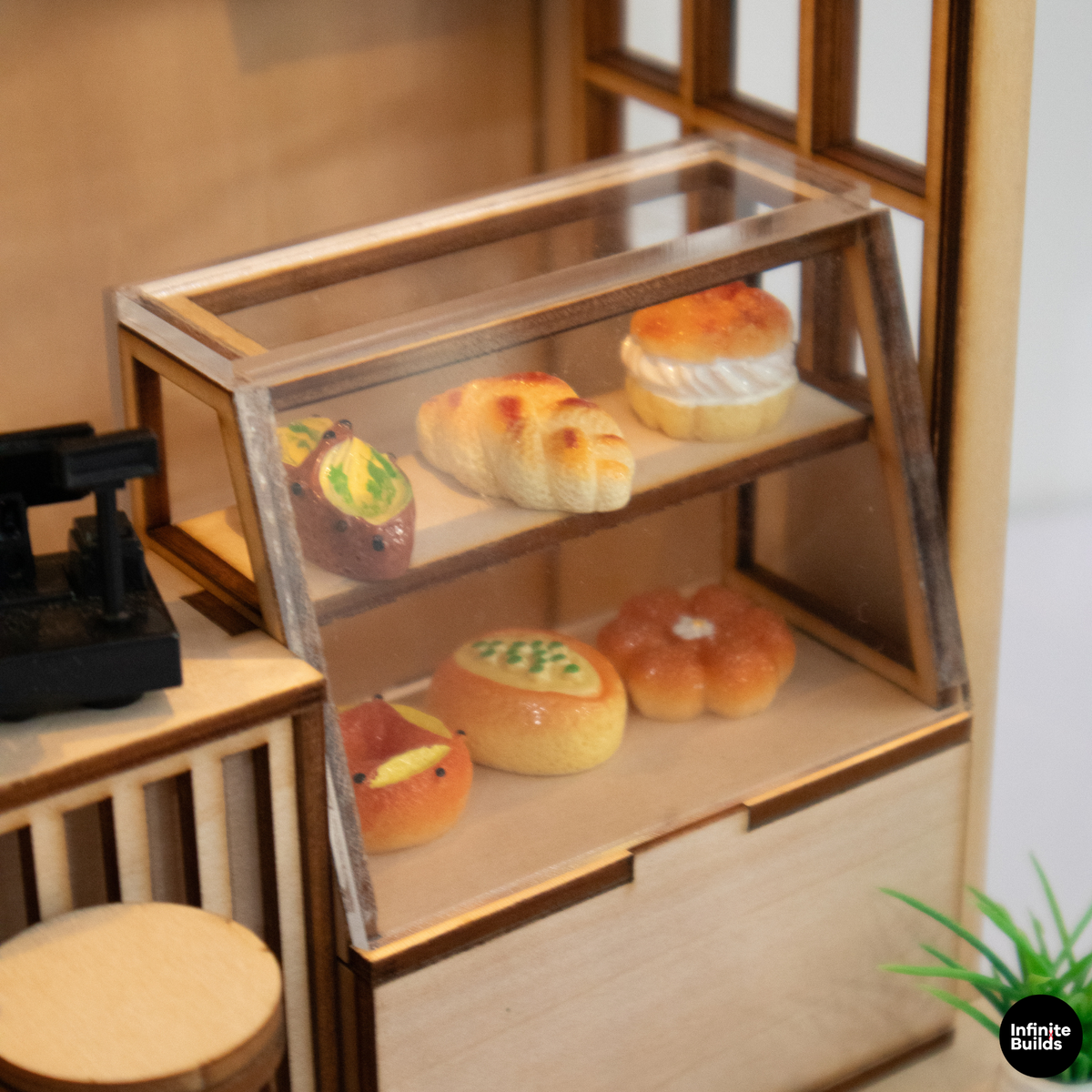 Infinite Coffee Laser Cut Wooden Miniature Kit 1:24