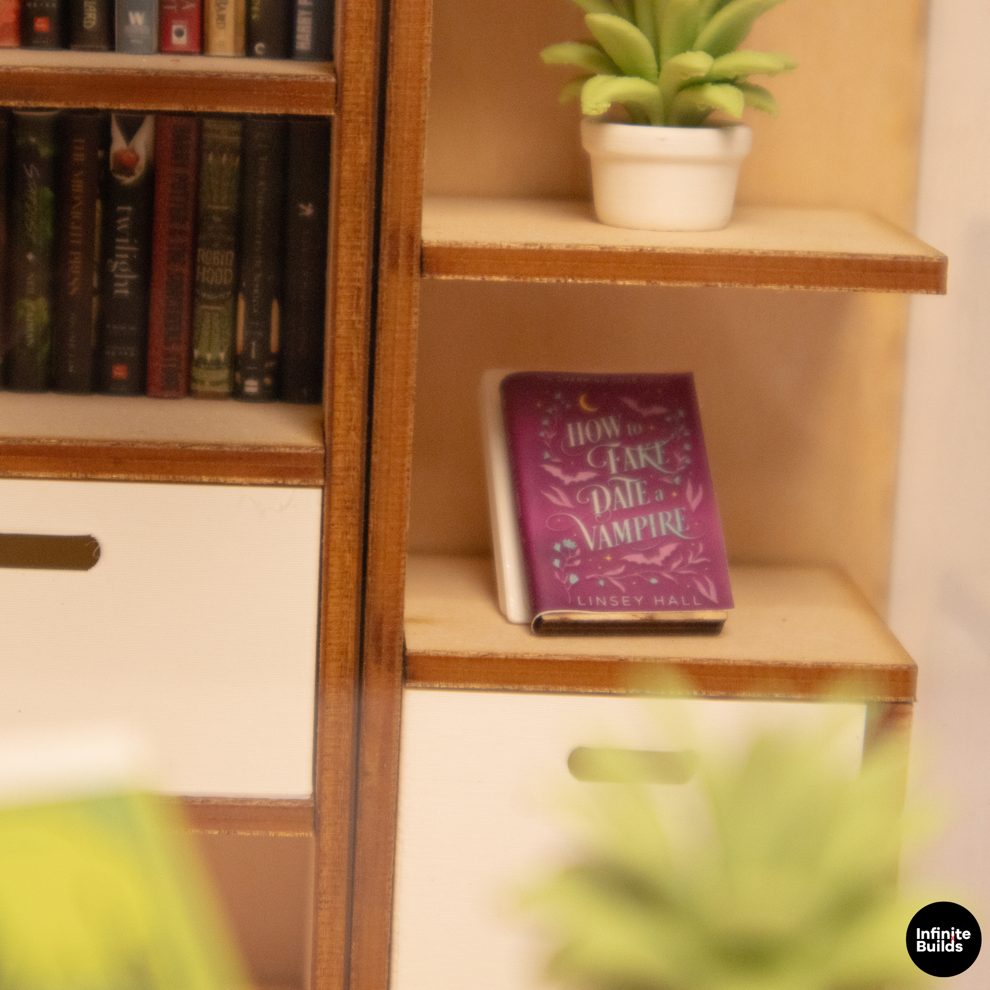 DIY Miniature Living Room Wooden Kit