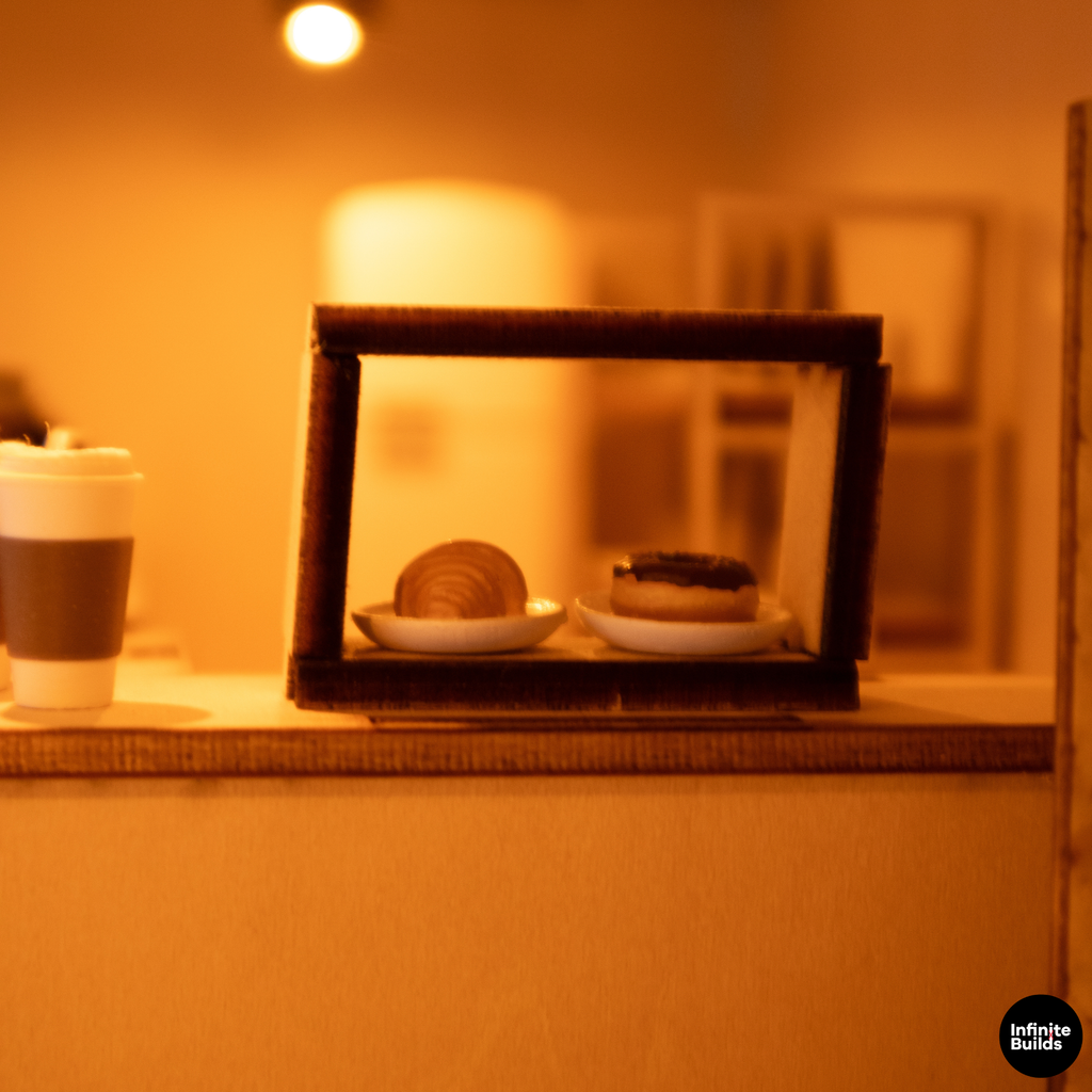 Modern Coffee Shop Miniature Kit 1:32