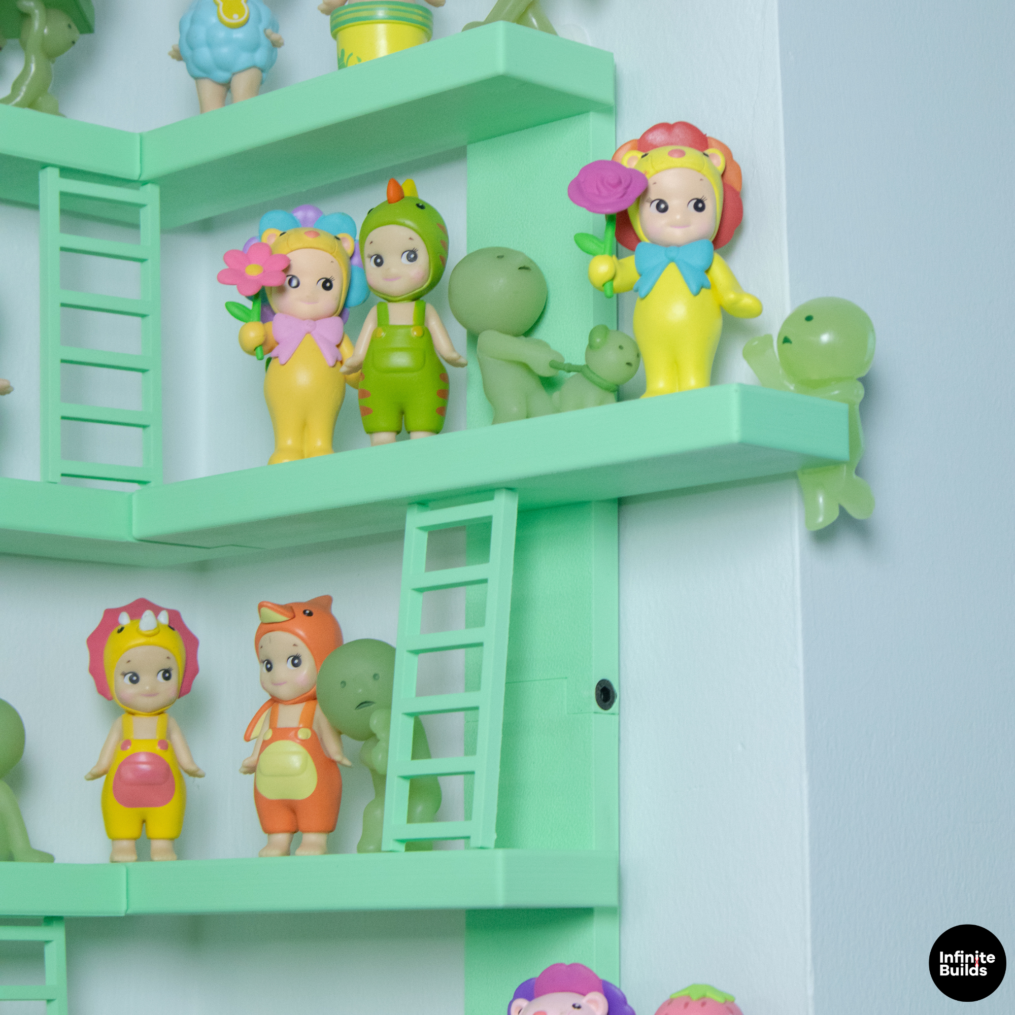 SMISKI & Sonny Angel Corner Wall Shelf