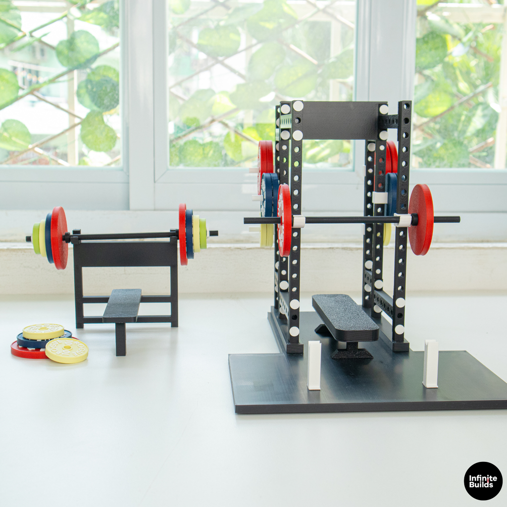 Personalized Mini Bench Press Set