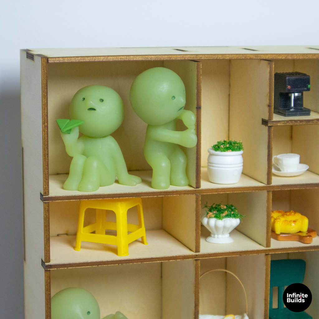 Giant Wooden Trinket Shelf