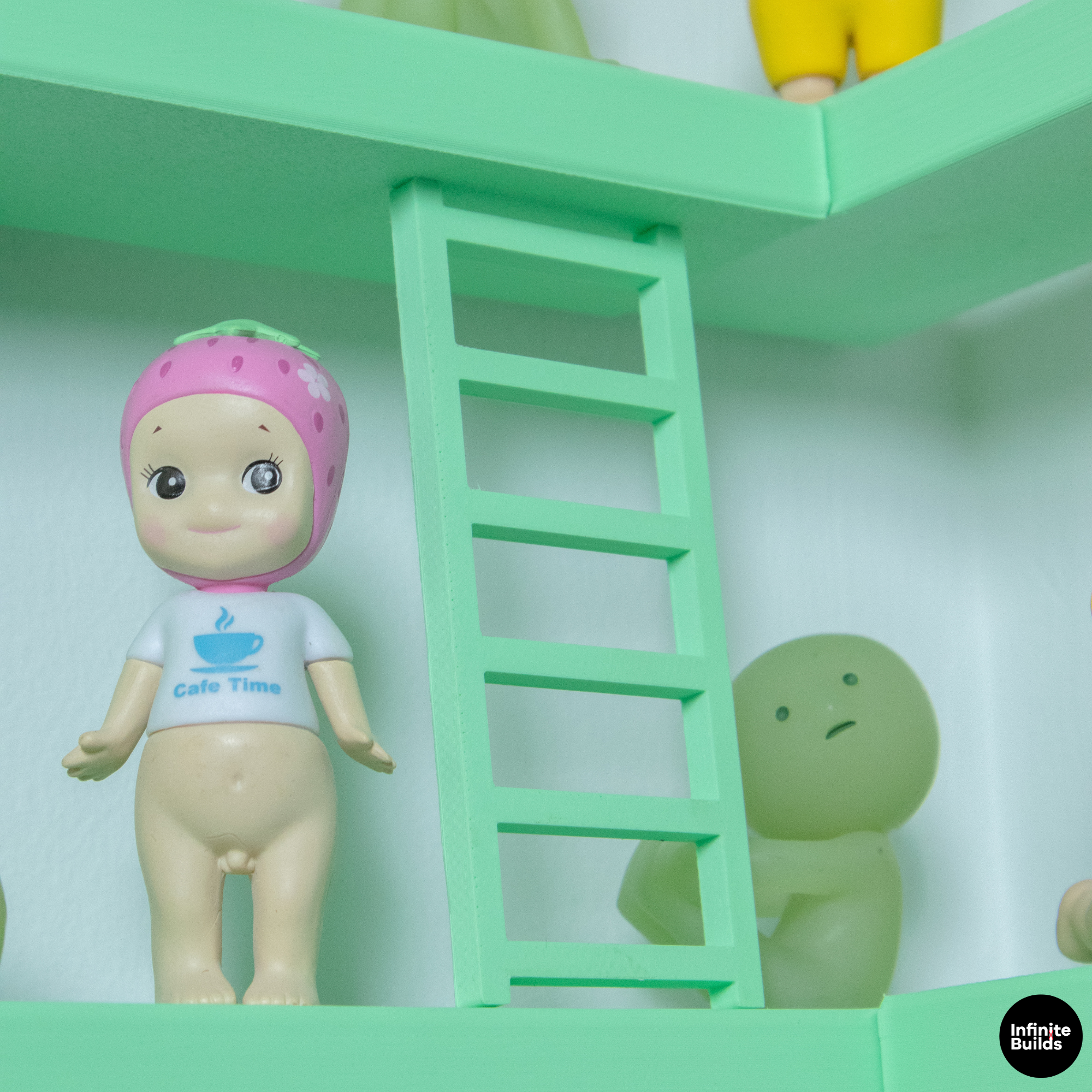 SMISKI & Sonny Angel Corner Wall Shelf