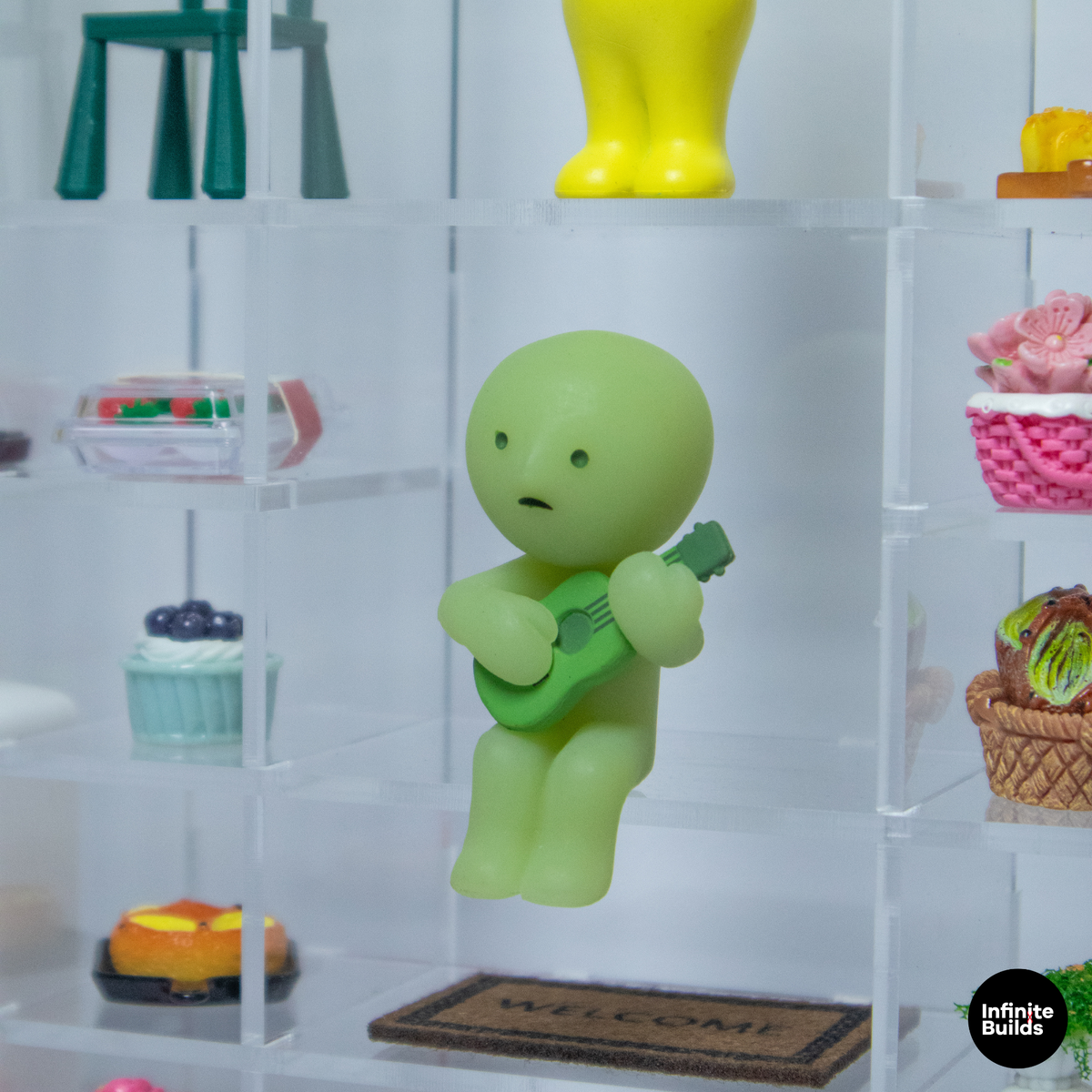 Giant Trinket Acrylic Smiski Shelf