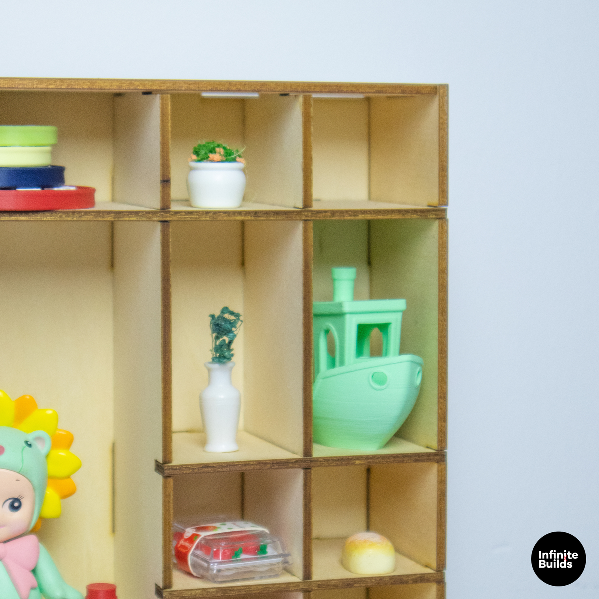 Giant Wooden Trinket Shelf