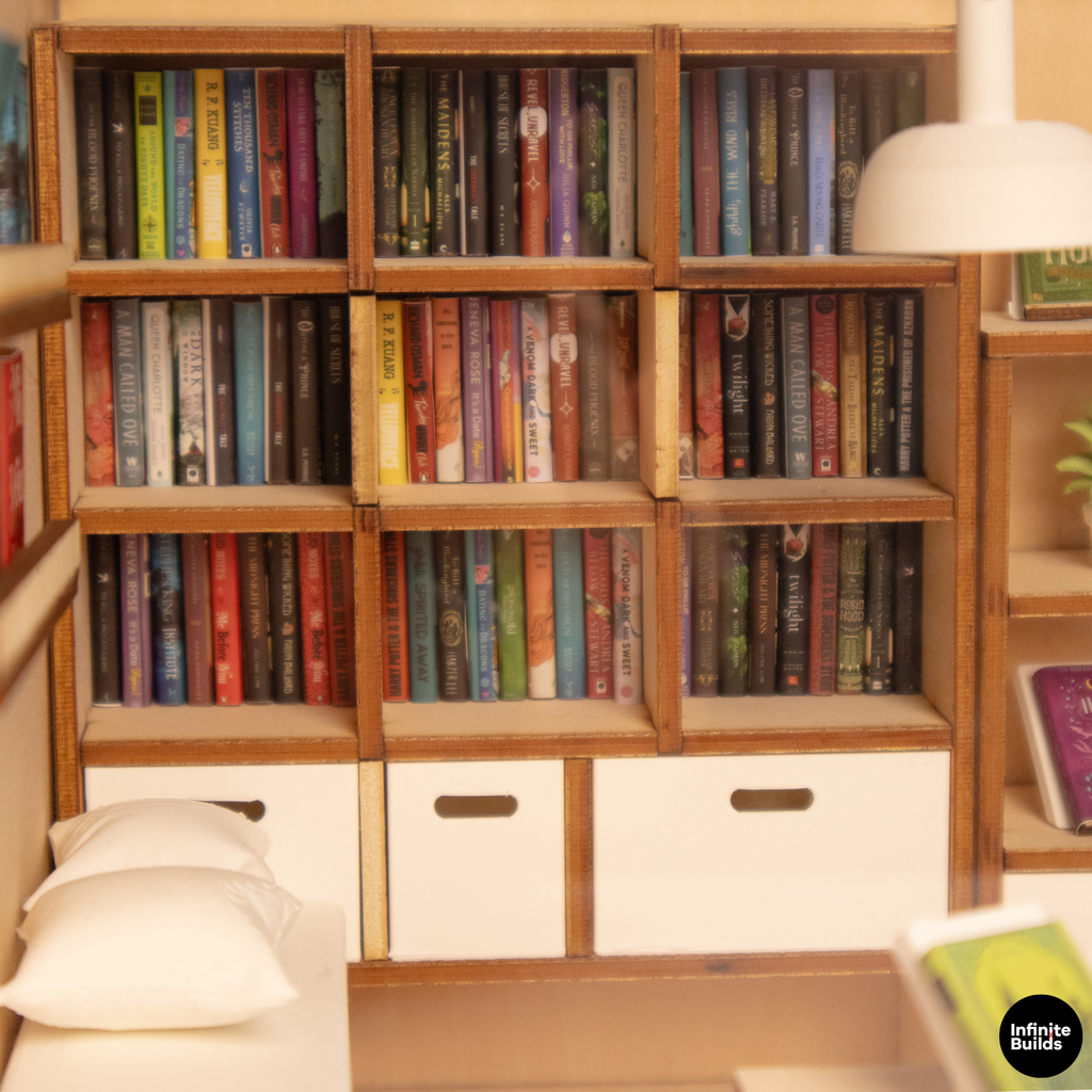 DIY Miniature Living Room Wooden Kit