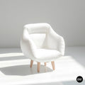 Mini Modern Sofa Chair | 1:12 Dollhouse Furniture | 3D Printed Lounge Chair | Minimal Dollhouse Decor | Gift for Collectors