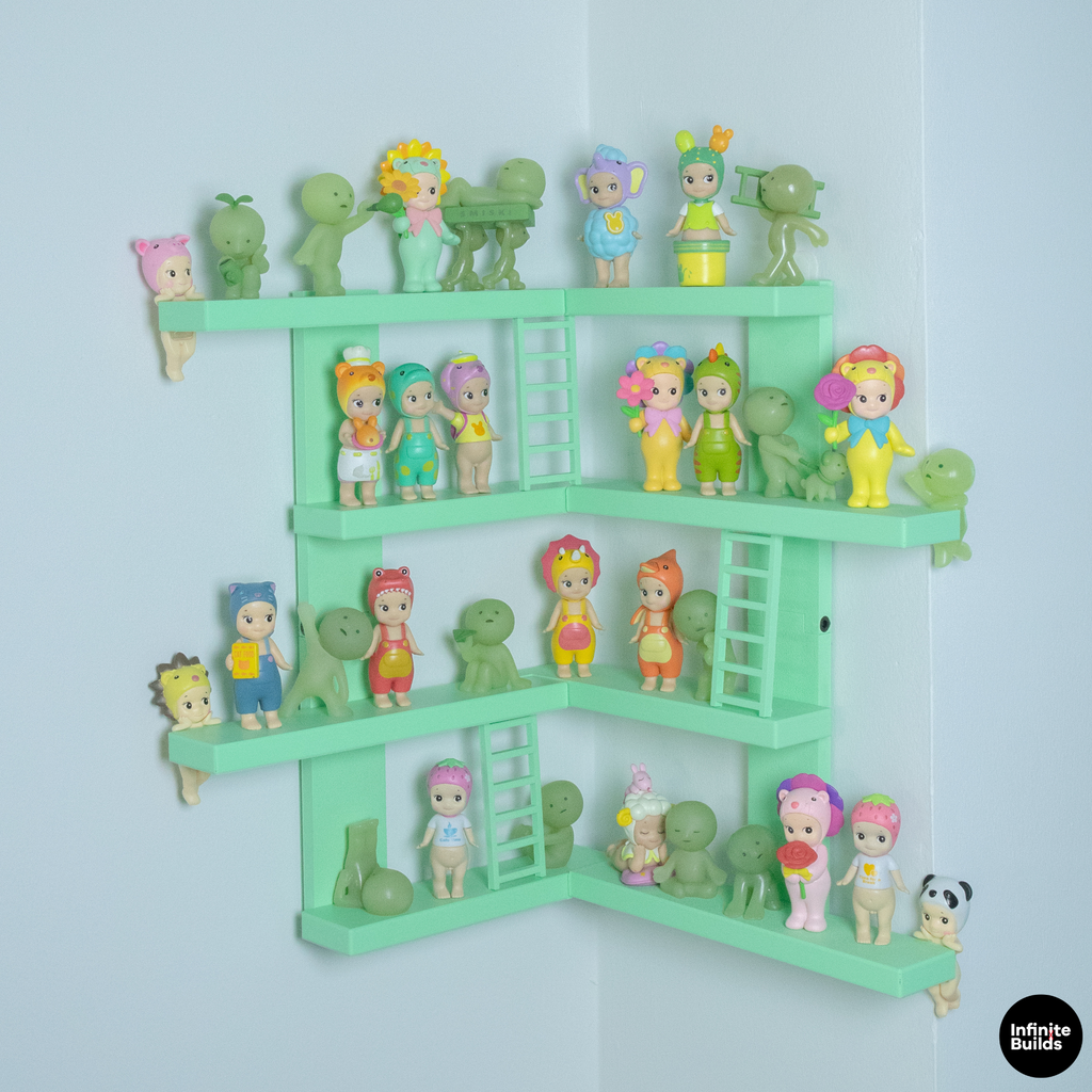 SMISKI & Sonny Angel Corner Wall Shelf