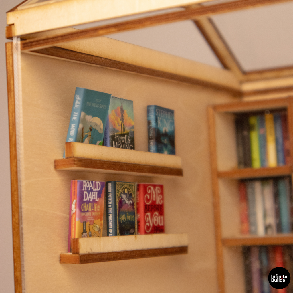 DIY Miniature Living Room Wooden Kit