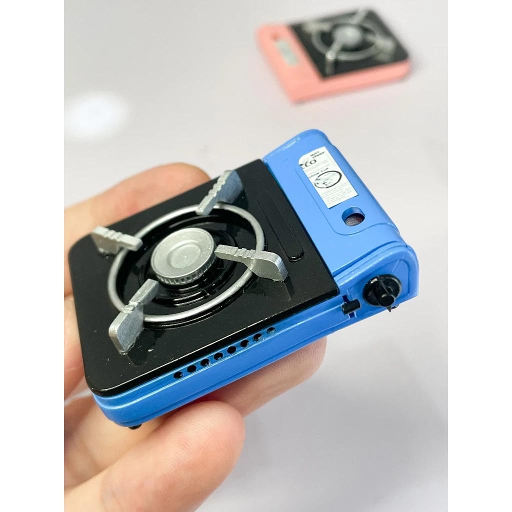 Miniature Portable Stove with Removable Fuel Can | 1:6 Scale Camping Stove | Handpainted ABS Plastic | Mini Outdoor Kitchen Accessory