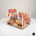 Vietnamese Spirit Money Store Miniature Diorama | Old Saigon Joss Paper Shop | Handmade Vietnam | 1:12 Scale DIY Kit