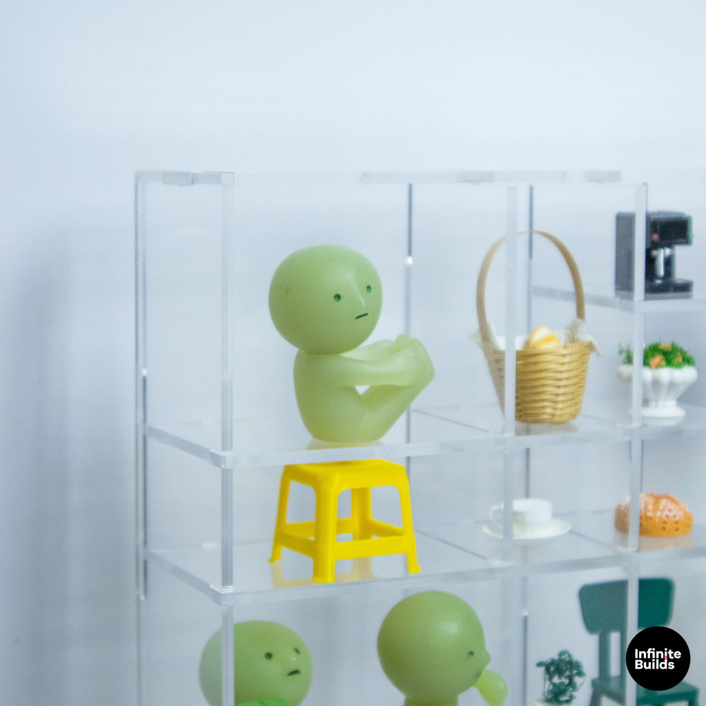 Giant Trinket Acrylic Smiski Shelf