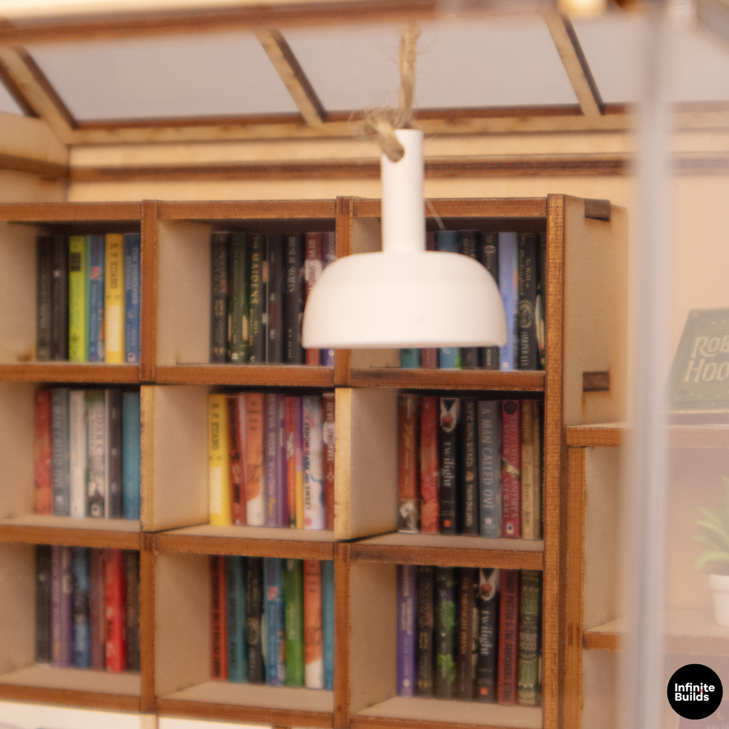 DIY Miniature Living Room Wooden Kit