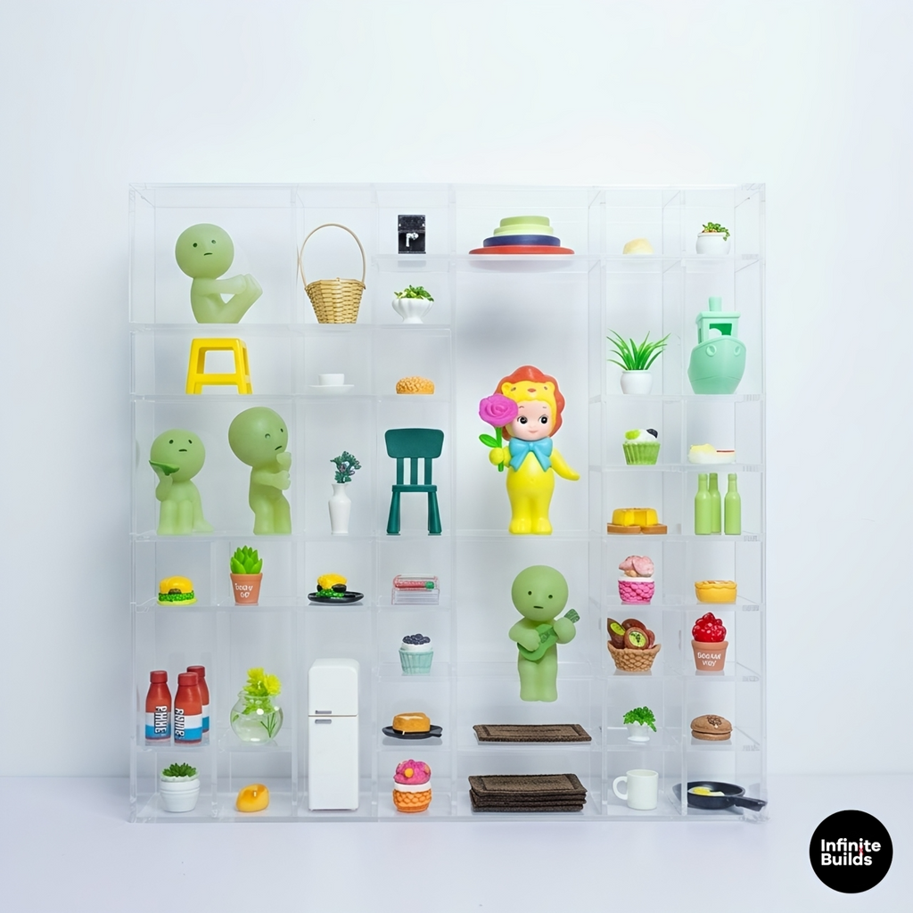 Giant Trinket Acrylic Smiski Shelf