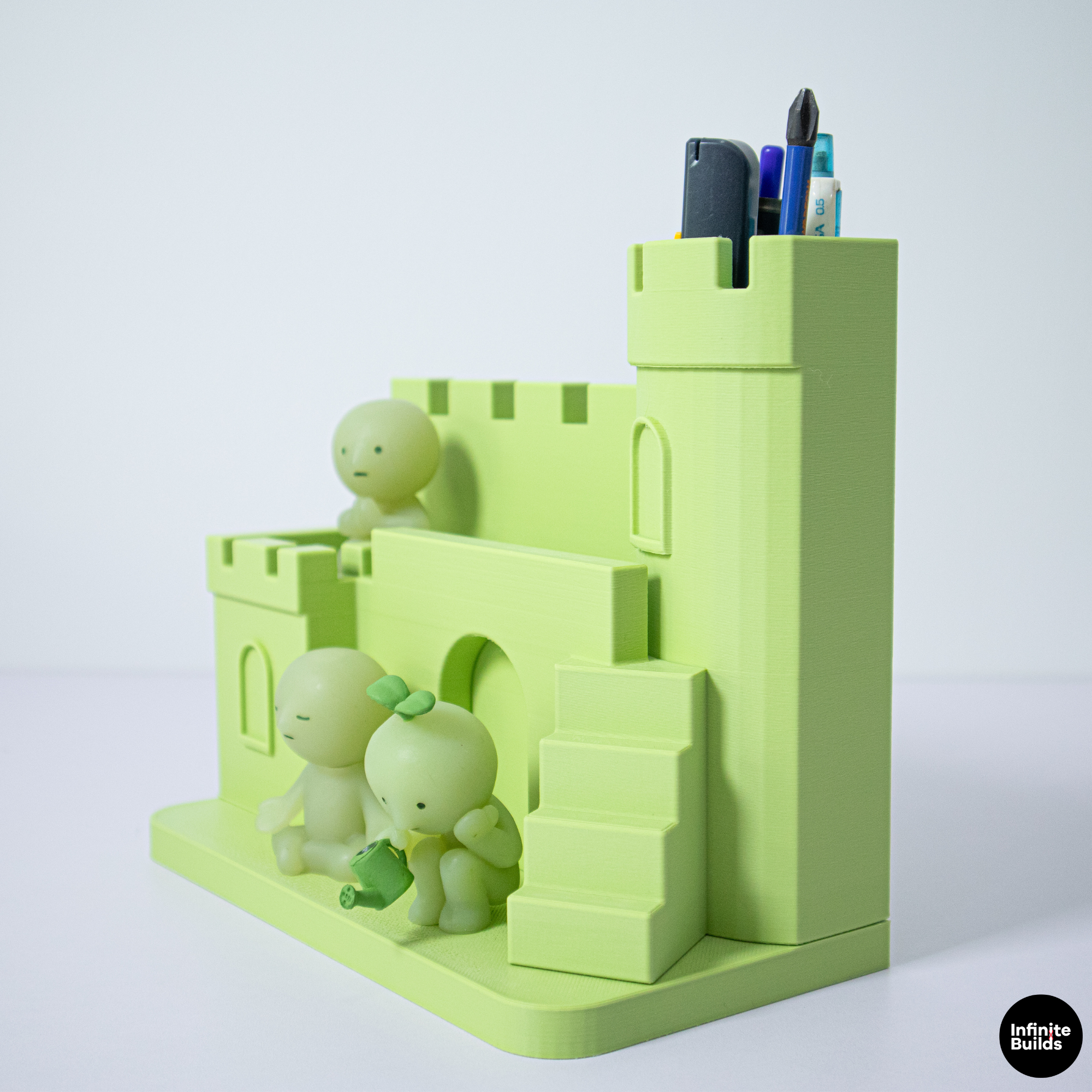 Smiski Castle Shelf with Pencil Holder