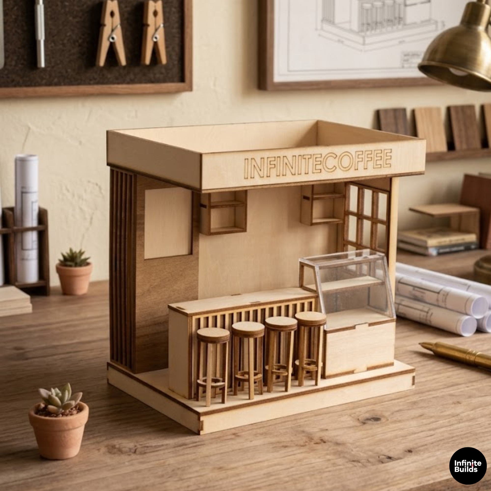 Infinite Coffee Miniature Kit 1:24