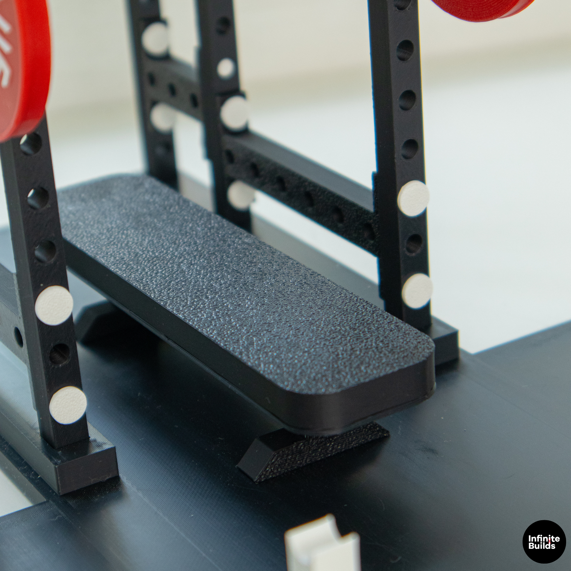 Fitness Powerlifting PR Tracker | 1:12 Mini Gym Bench Press Set | Custom Personal Record Display | Dollhouse Gym Decor | Gift for Gym Lovers