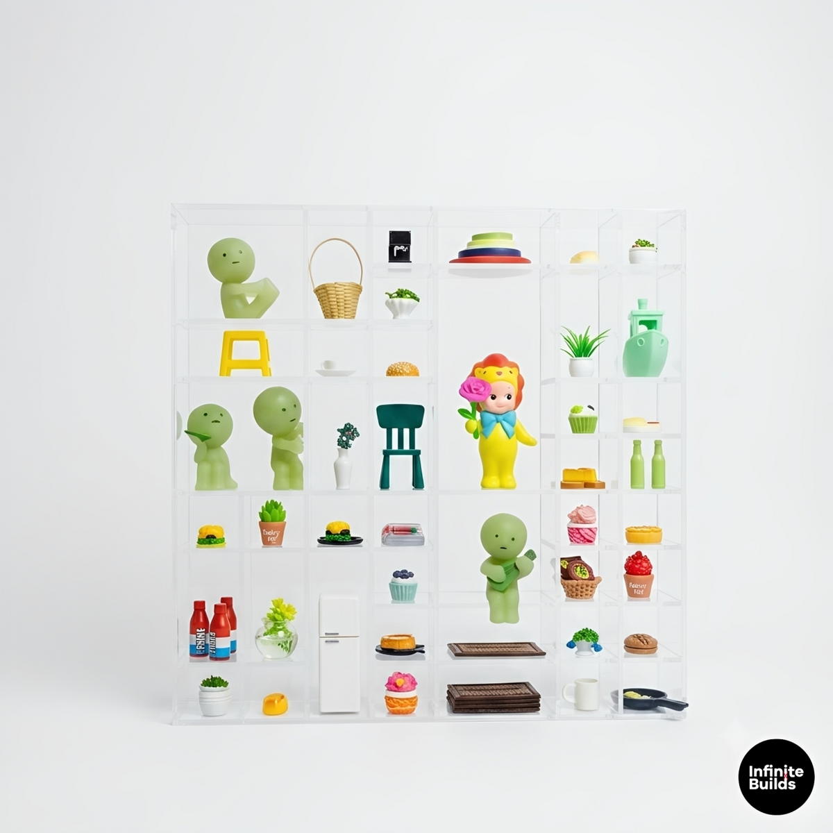 Giant Trinket Acrylic Smiski Shelf