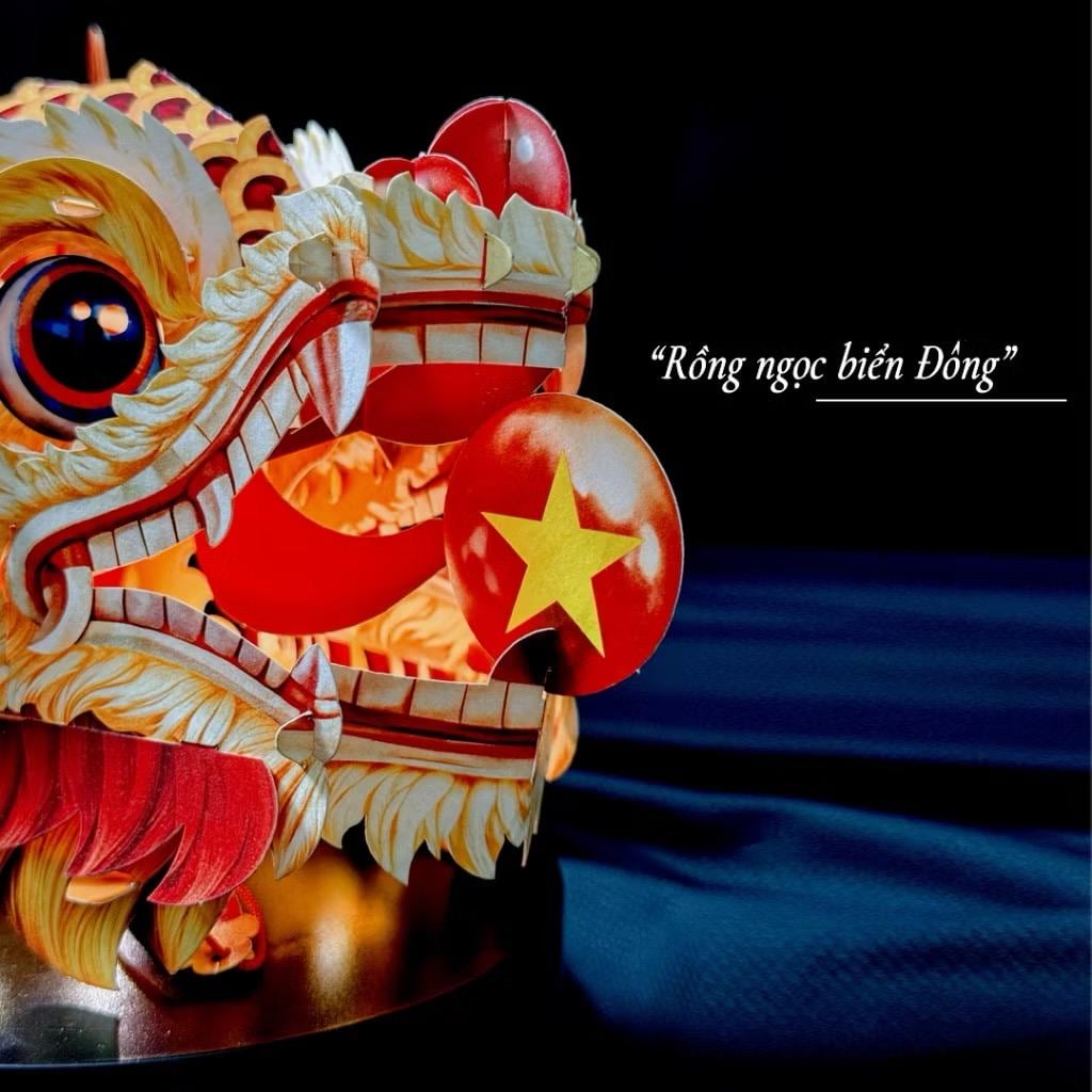 Vietnamese Dragon Lantern: Mid-Autumn Festival LED Decor