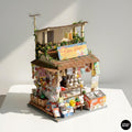 Miniature Vietnamese Convenience Store DIY Kit: Tiệm Sạp Khô Dollhouse Diorama