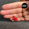 Miniature Vespa Motorbike | 1:64 Scale | Diorama Miniature | Italian Motorbike | 3D Resin Print | Hand painted | Scale Model