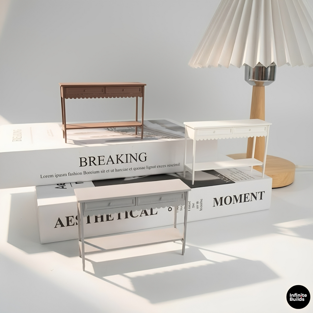 Miniature Console Table 1:12 Scale