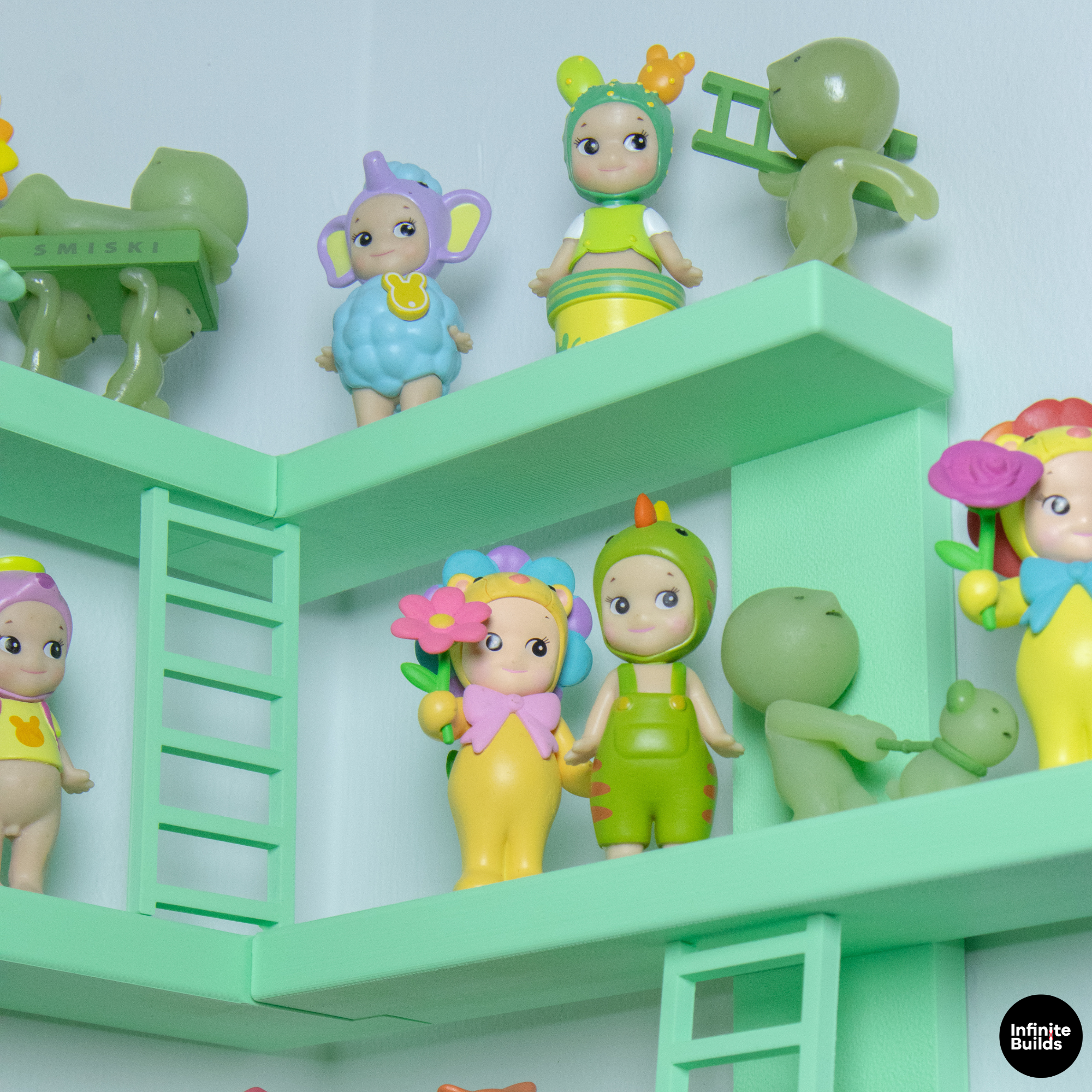 SMISKI & Sonny Angel Corner Wall Shelf