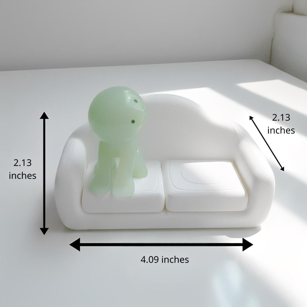 Smiski Furniture Set | Mini Living Room Decor | 1:12 Scale 3D Printed Smiski Sofa Table Lamp | Desk & Shelf Display Gift