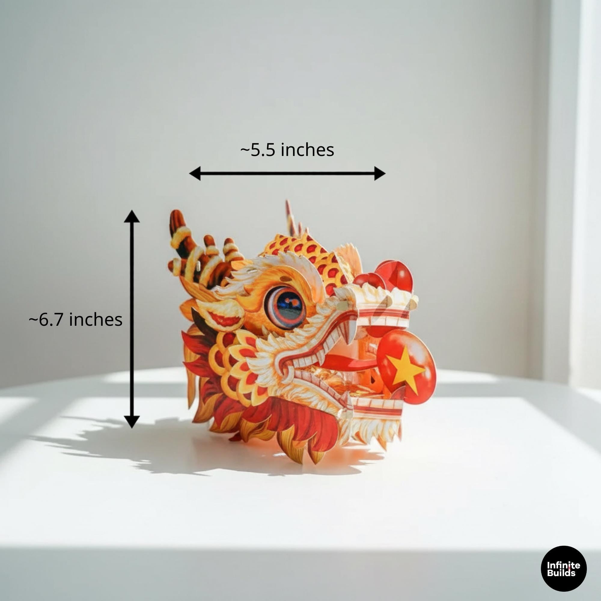 Vietnamese Dragon Lantern: Mid-Autumn Festival LED Decor