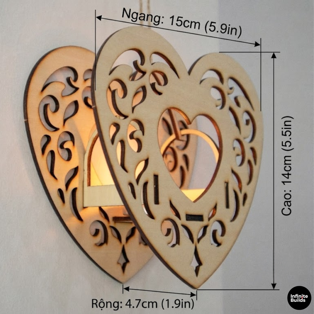 Heart Tealight Candle Holder