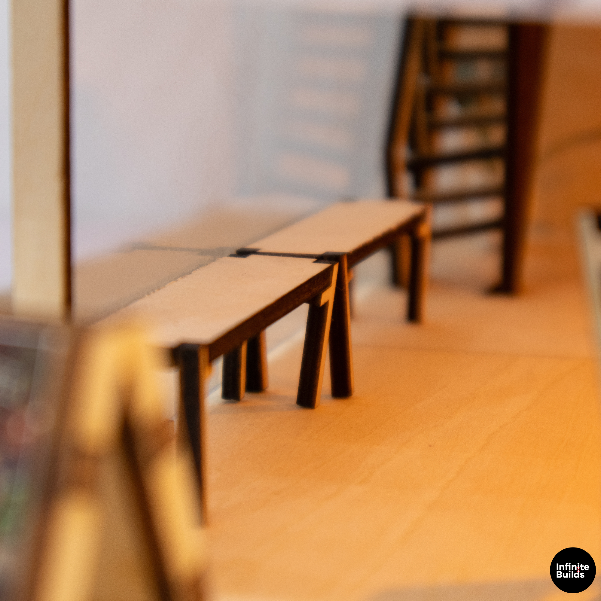 Modern Coffee Shop Miniature Kit 1:32