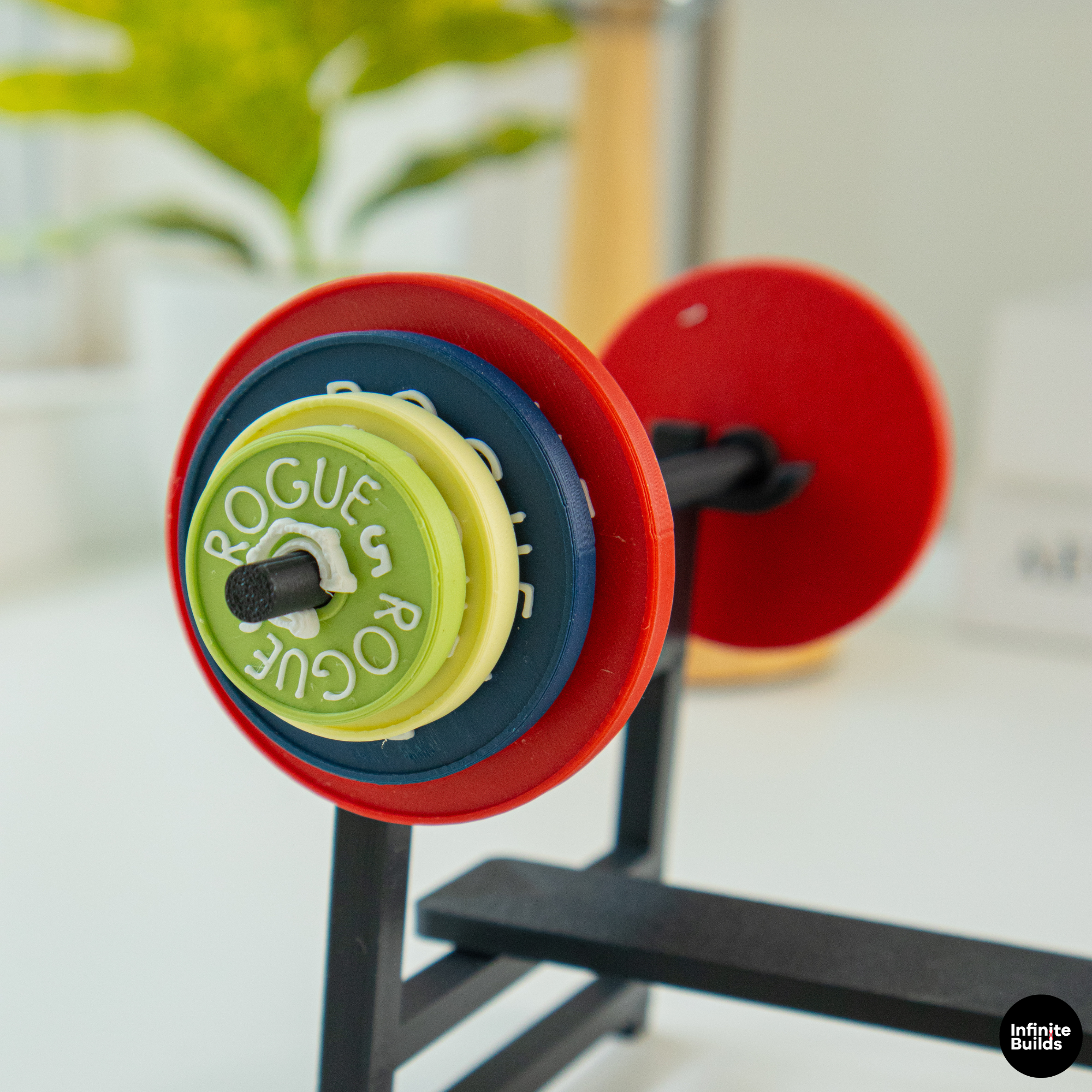 Personalized Mini Bench Press Set | Custom Name Gym Decor | Mini Weightlifting Bench | Fitness Gift for Gym Lovers