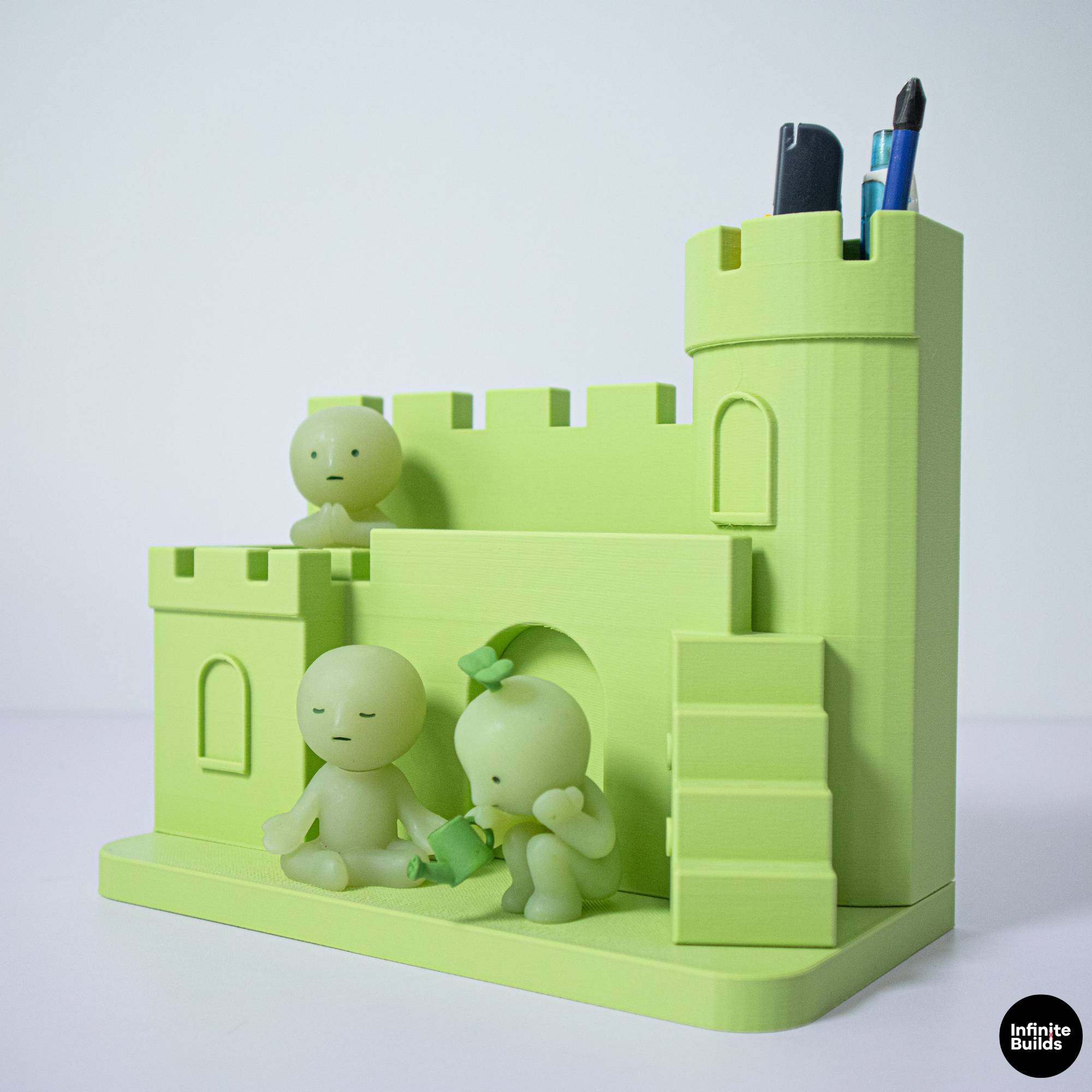 Smiski Castle Shelf with Pencil Holder