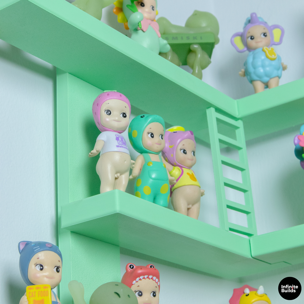 SMISKI & Sonny Angel Corner Wall Shelf
