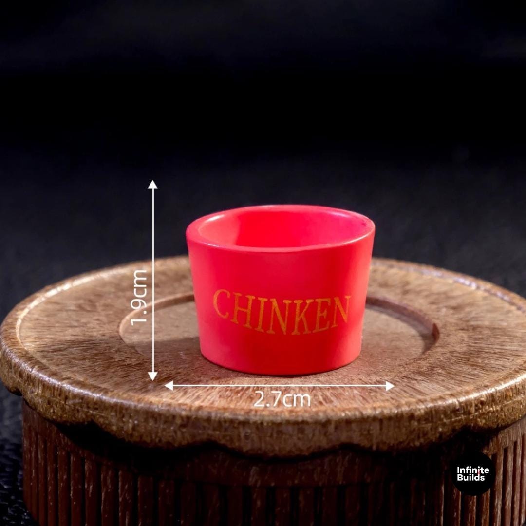 Mini Fried Chicken Fast Food: Dollhouse Foodie Gift